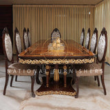 Florida Dining Table With 8 Chairs